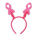 Pink Ribbon Boppers Headband
